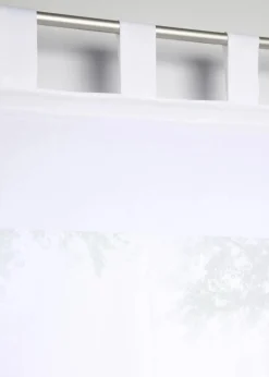 bonprix Raffrollos|Raffrollo mit Häkelkante weiß