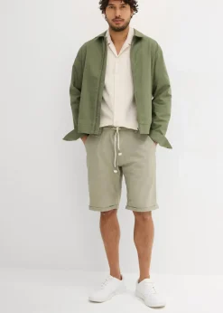 Regular Fit Bermuda aus luftigem Leinen-Mix|bonprix Outlet