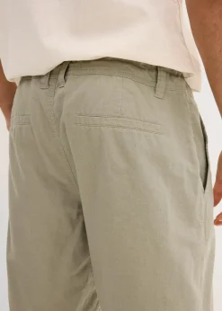 Regular Fit Bermuda aus luftigem Leinen-Mix|bonprix Outlet