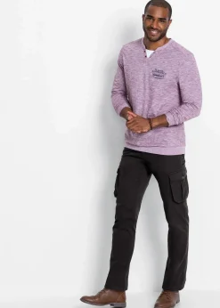 Regular Fit Cargohose aus reiner Baumwolle mit Komfortschnitt, Straight|bonprix Hot