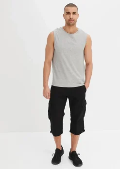 Regular Fit Cargo-Long-Bermuda aus reiner Baumwolle|bonprix Outlet