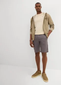 Regular Fit Chino-Bermuda aus luftigem Leinen-Mix|bonprix
