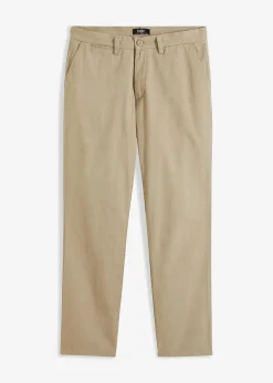 Regular Fit Chinohose aus reiner Baumwolle, Straight|bonprix New