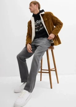 Regular Fit Jeans aus reiner Baumwolle mit Komfortbund, Straight|bonprix Online