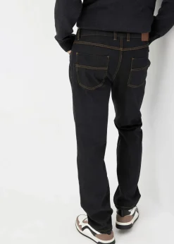 bonprix Jeans|Basics|Regular Fit Jeans, Straight dunkelbraun