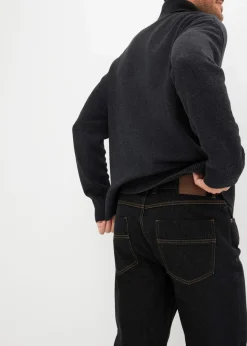 bonprix Jeans|Basics|Regular Fit Jeans, Straight dunkelbraun