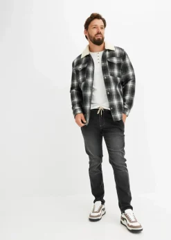 Regular Fit Jeans-Jogger mit Komfortbund, Tapered|bonprix Hot