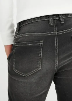 Regular Fit Jeans-Jogger mit Komfortbund, Tapered|bonprix Hot
