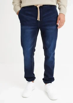 Regular Fit Jeans-Jogger mit Komfortbund, Tapered|bonprix Clearance