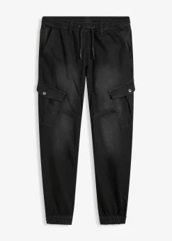 Regular Fit Jeans-Jogger mit Komfortbund, Straight|bonprix Online
