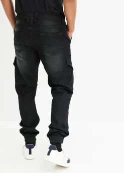 Regular Fit Jeans-Jogger mit Komfortbund, Straight|bonprix Online