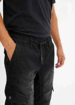 Regular Fit Jeans-Jogger mit Komfortbund, Straight|bonprix Online