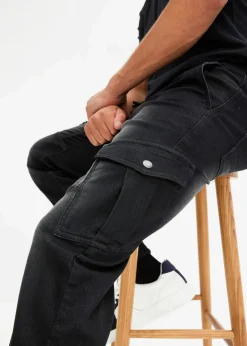 Regular Fit Jeans-Jogger mit Komfortbund, Straight|bonprix Online