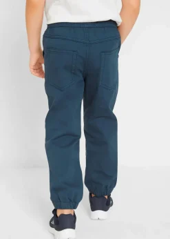 bonprix Jungen 2-8 Jahre·Jeans & Hosen|Jungen 2-8 Jahre·Mehrfachpacks|Regular Fit Schlupfhose aus reiner Baumwolle (3er Pack) dunkelblau+sand+rauchgrau