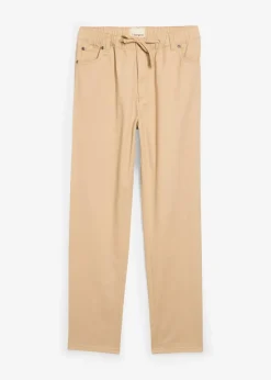 Regular Fit Schlupfhose aus reiner Baumwolle, Straight|bonprix Best