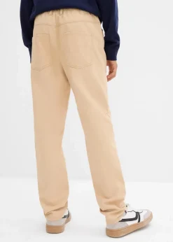 Regular Fit Schlupfhose aus reiner Baumwolle, Straight|bonprix Best