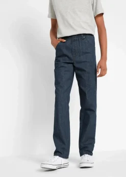 Regular Fit Schlupfhose aus reiner Baumwolle, Straight (3er-Pack)|bonprix Sale