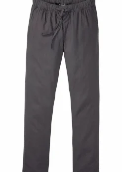 Regular Fit Schlupfhose aus luftigem Leinen-Mix, Straight|bonprix New