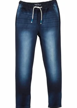 Regular Fit Schlupf-Sweat-Jeans, Straight|bonprix New