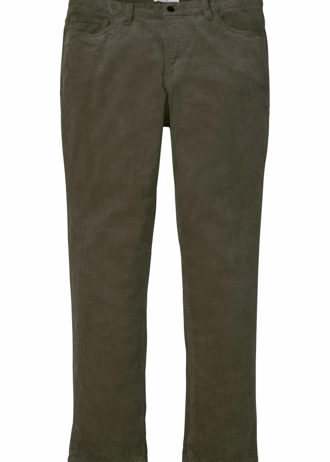 bonprix Hosen|Große Größen|Regular Fit Stretch-Cordhose mit Komfortschnitt dunkeloliv