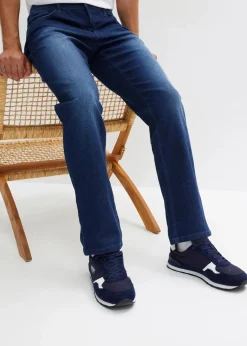Regular Fit Stretch-Jeans mit Komfortschnitt, Straight|bonprix Discount