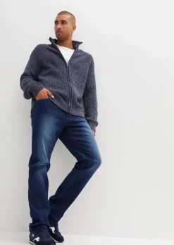 Regular Fit Stretch-Jeans mit Komfortschnitt, Straight|bonprix Discount