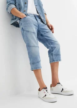 Regular Fit 3/4-Stretch-Jeans, Straight|bonprix