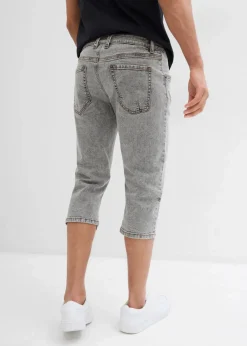 Regular Fit 3/4-Stretch-Jeans, Straight|bonprix Hot