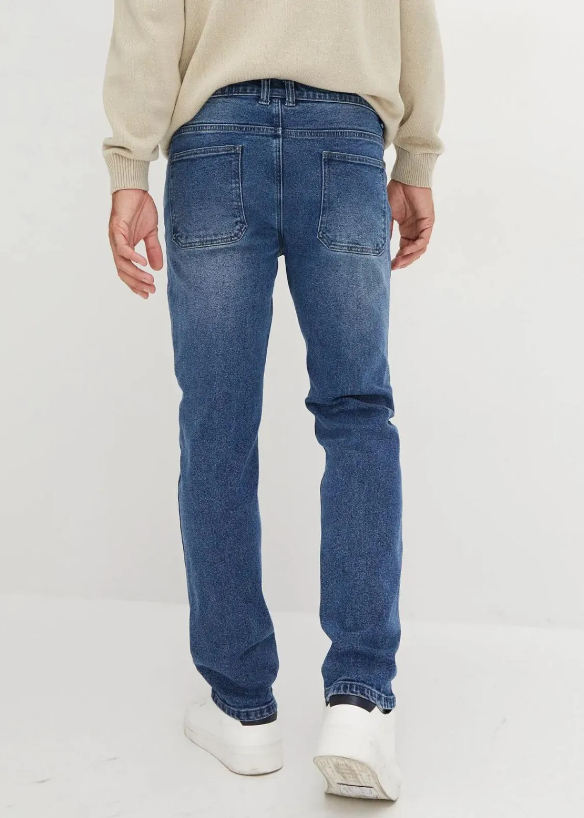 Regular Fit Stretch-Jeans aus hochwertigem, schwerem Denim, Straight|bonprix Sale