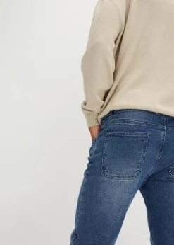 Regular Fit Stretch-Jeans aus hochwertigem, schwerem Denim, Straight|bonprix Sale