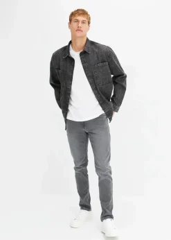 Regular Fit Stretch-Jeans mit Komfortschnitt, Tapered|bonprix