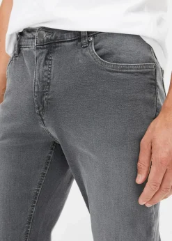Regular Fit Stretch-Jeans mit Komfortschnitt, Tapered|bonprix