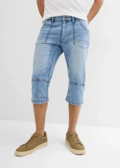 Regular Fit 3/4-Stretch-Jeans, Straight|bonprix Outlet