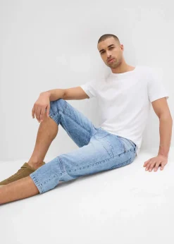 Regular Fit 3/4-Stretch-Jeans, Straight|bonprix Outlet