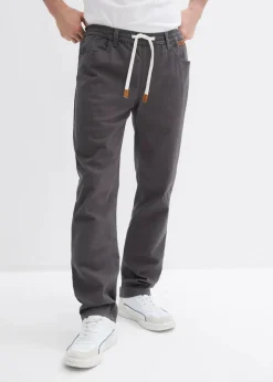 Regular Fit Stretch-Schlupfhose, Straight|bonprix New