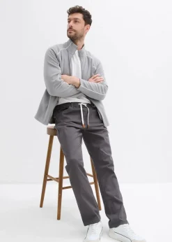 Regular Fit Stretch-Schlupfhose, Straight|bonprix New