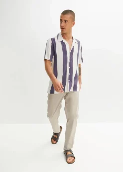 Regular Fit Stretch-Schlupfhose, Straight|bonprix