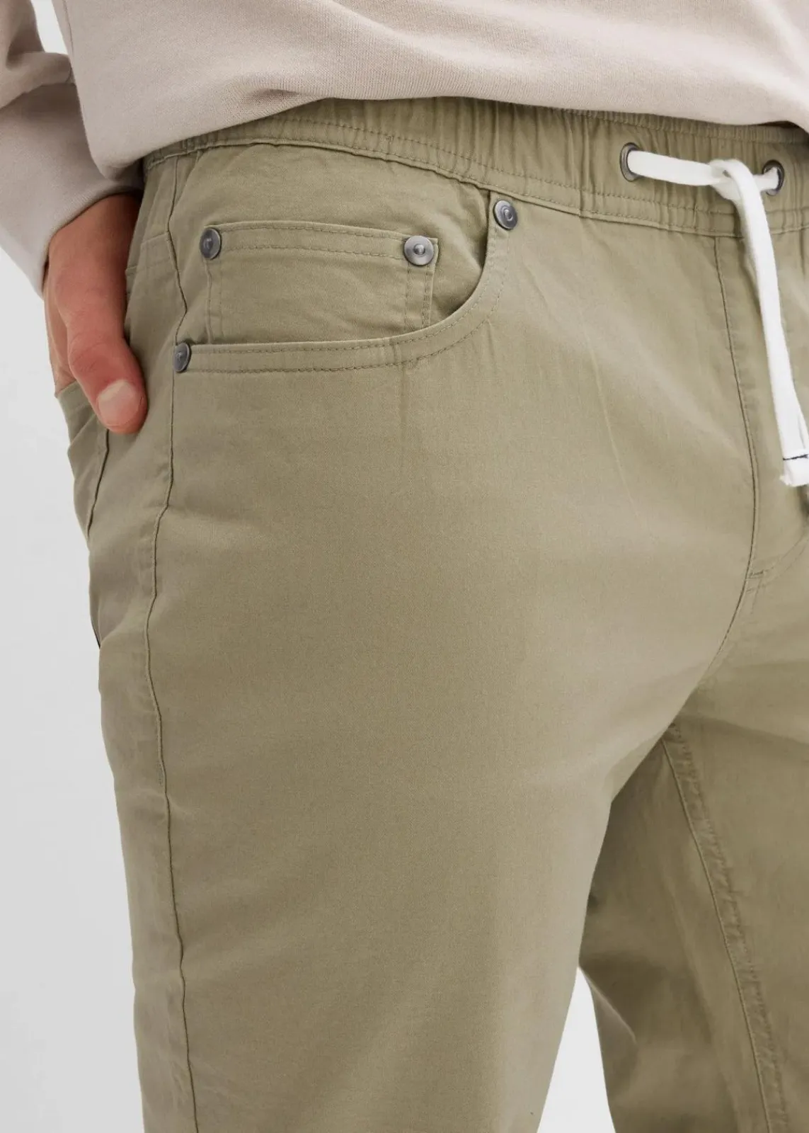 Regular Fit Stretch-Schlupfhose, Straight|bonprix Best