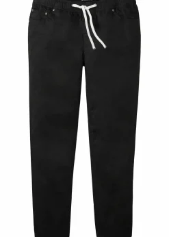 bonprix Große Größen|Basics|Regular Fit Stretch-Schlupfhose, Straight schwarz