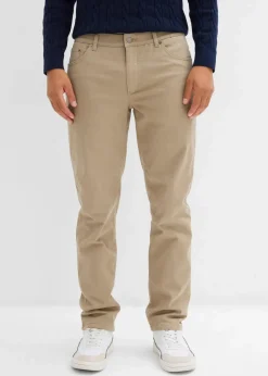 Regular Fit Stretch-Thermohose mit flauschigem Flanellfutter, Straight|bonprix Outlet