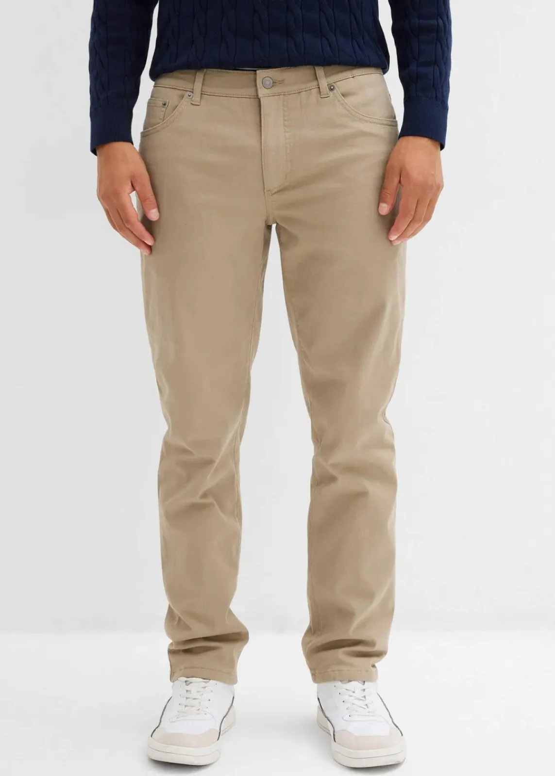 Regular Fit Stretch-Thermohose mit flauschigem Flanellfutter, Straight|bonprix Outlet