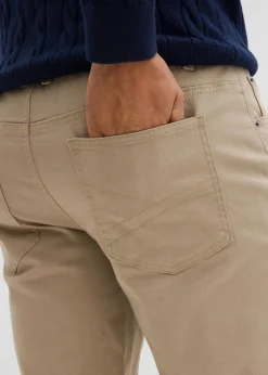 Regular Fit Stretch-Thermohose mit flauschigem Flanellfutter, Straight|bonprix Outlet