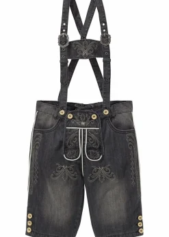 bonprix Große Größen|Trachtenmode|Regular Fit Trachten-Jeans schwarz denim