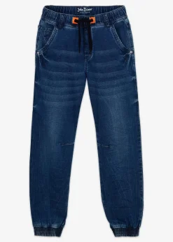 Regular-Fit-Schlupf-Jeans aus Sweatdenim, Tapered|bonprix Sale