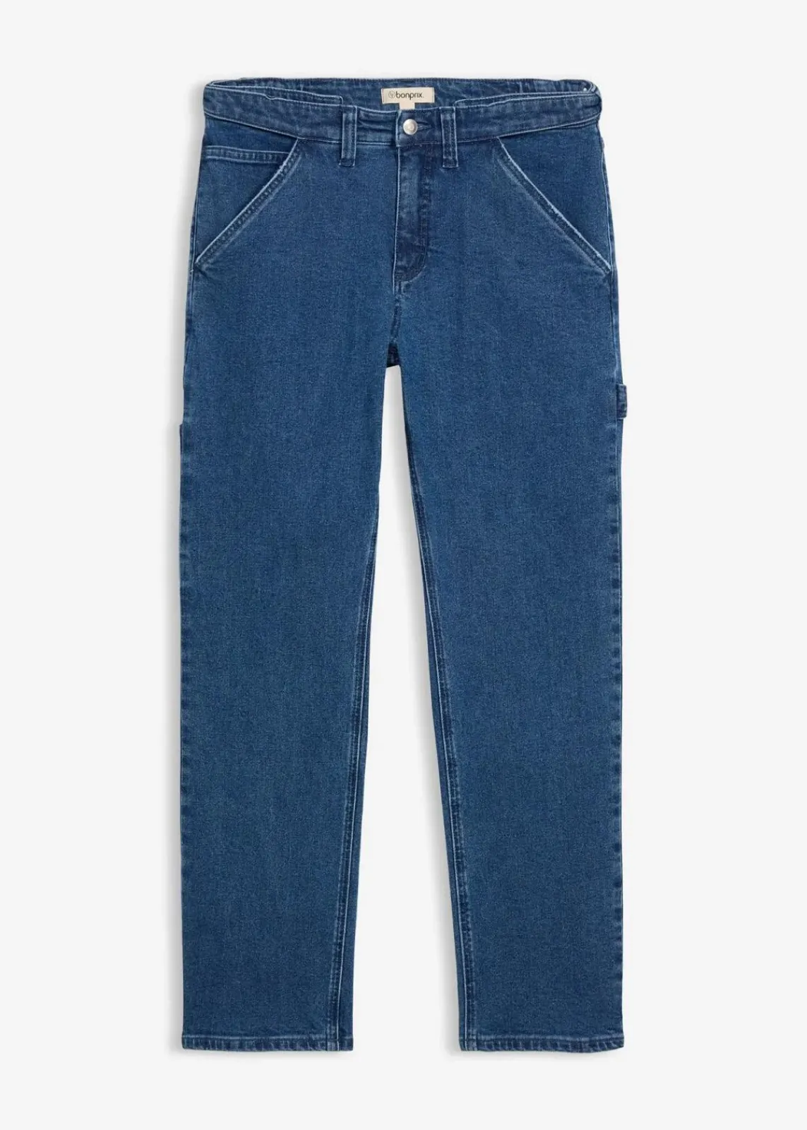 Relaxed Fit Carpenter-Jeans mit Komfortbund, Straight|bonprix Discount