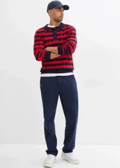 Relaxed Fit Chinohose mit Komfortbund, Straight|bonprix Online