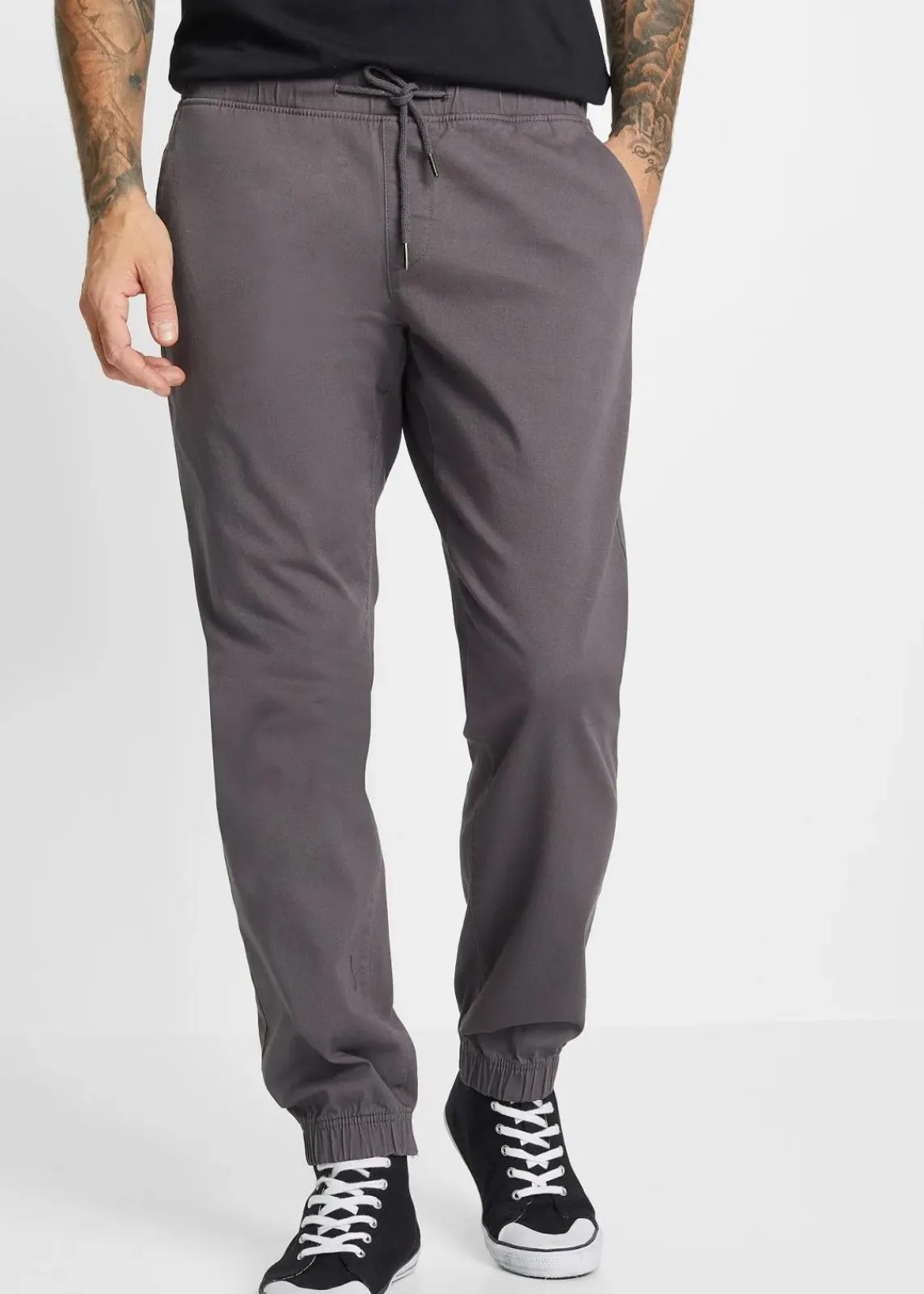 Relaxed Fit Chino-Stretch-Schlupfhose, Straight|bonprix Sale