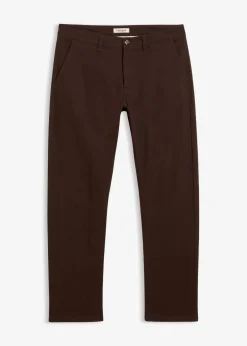 Relaxed Fit Stretch-Chinohose mit Bio Baumwolle, Straight|bonprix Sale