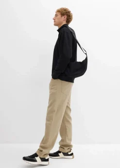 Relaxed Fit Thermohose mit Komfortbund, Straight|bonprix Discount