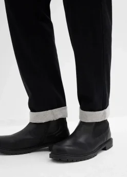 bonprix Große Größen|Thermobekleidung|Relaxed Fit Thermo-Schlupfhose, Tapered schwarz